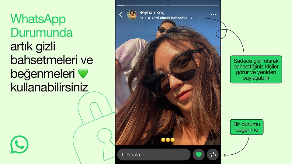 WhatsApp'tan Durum Beğenmeleri ve Özel Bahsetme Özellikleri: Yeni İletişim İyileştirmeleri